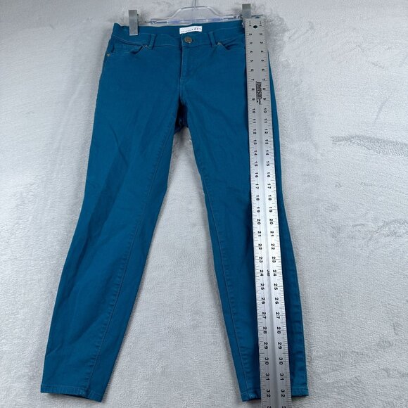 Ann Taylor Loft Modern Skinny Jeans Womens Size 26/2 Low Rise Denim Stretch Blue - Picture 10 of 11